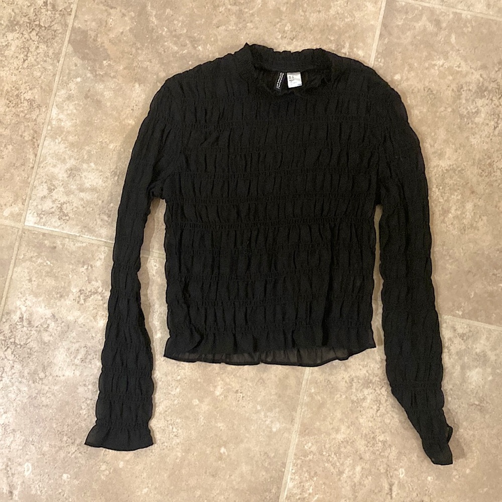 H&M Sheer Going Out Top
